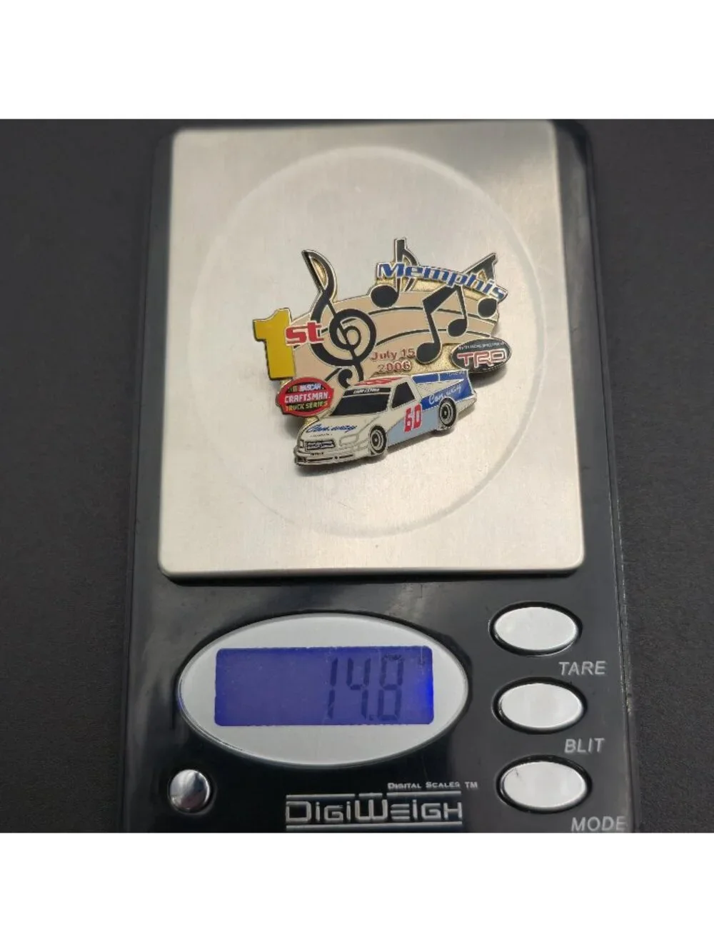 2006 Jack Sprague Memphis Winner NASCAR Truck Series Toyota TRD Pin A8032